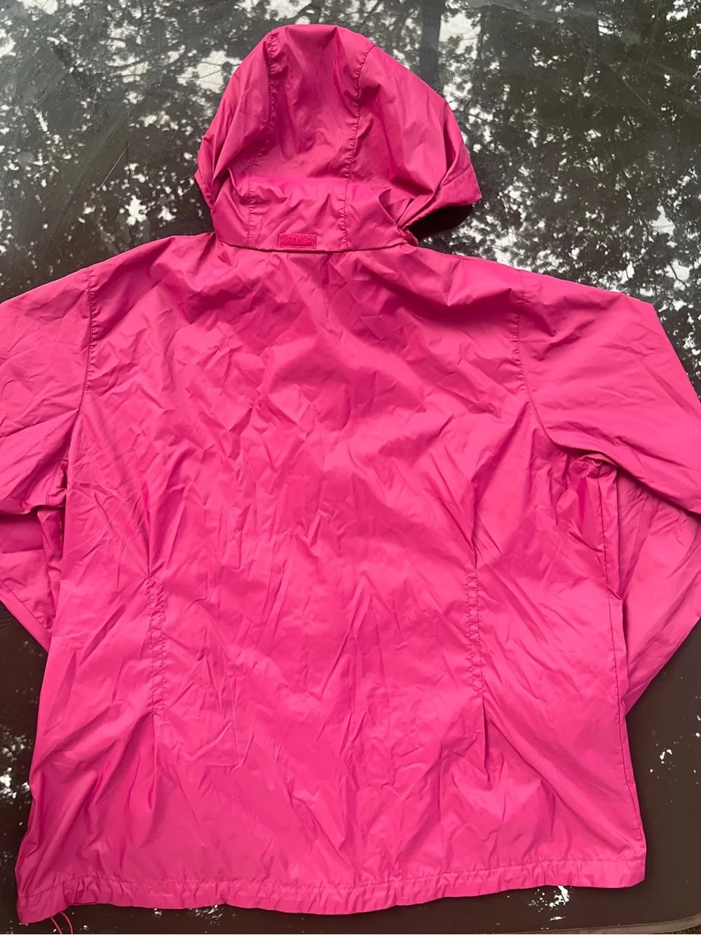 Columbia Switchback Women’s 2X Pink Hooded Lightweight Full Zip Windbreaker